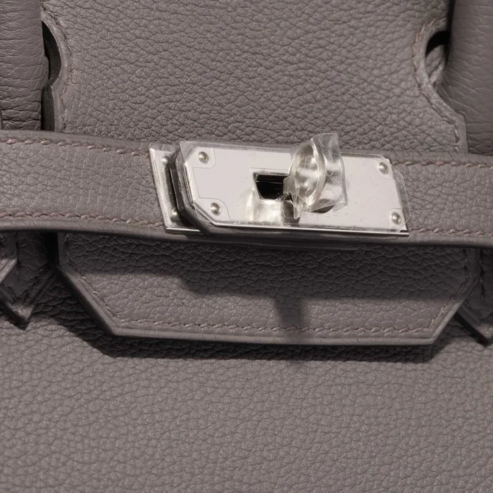 Best Replica Hermès Birkin 30 Togo Gris Etain PHW - Replica Handbags - Image 7