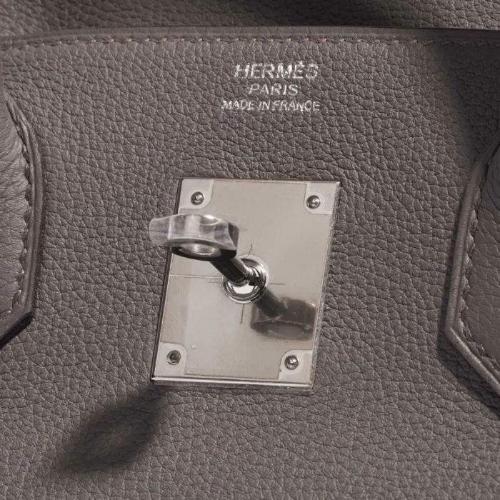 Best Replica Hermès Birkin 30 Togo Gris Etain PHW - Replica Handbags - Image 6