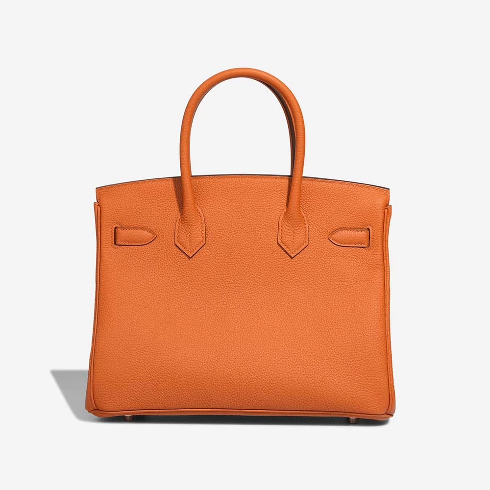 Best Replica Hermès Birkin 30 Togo Orange PHW - Replica Handbags - Image 2