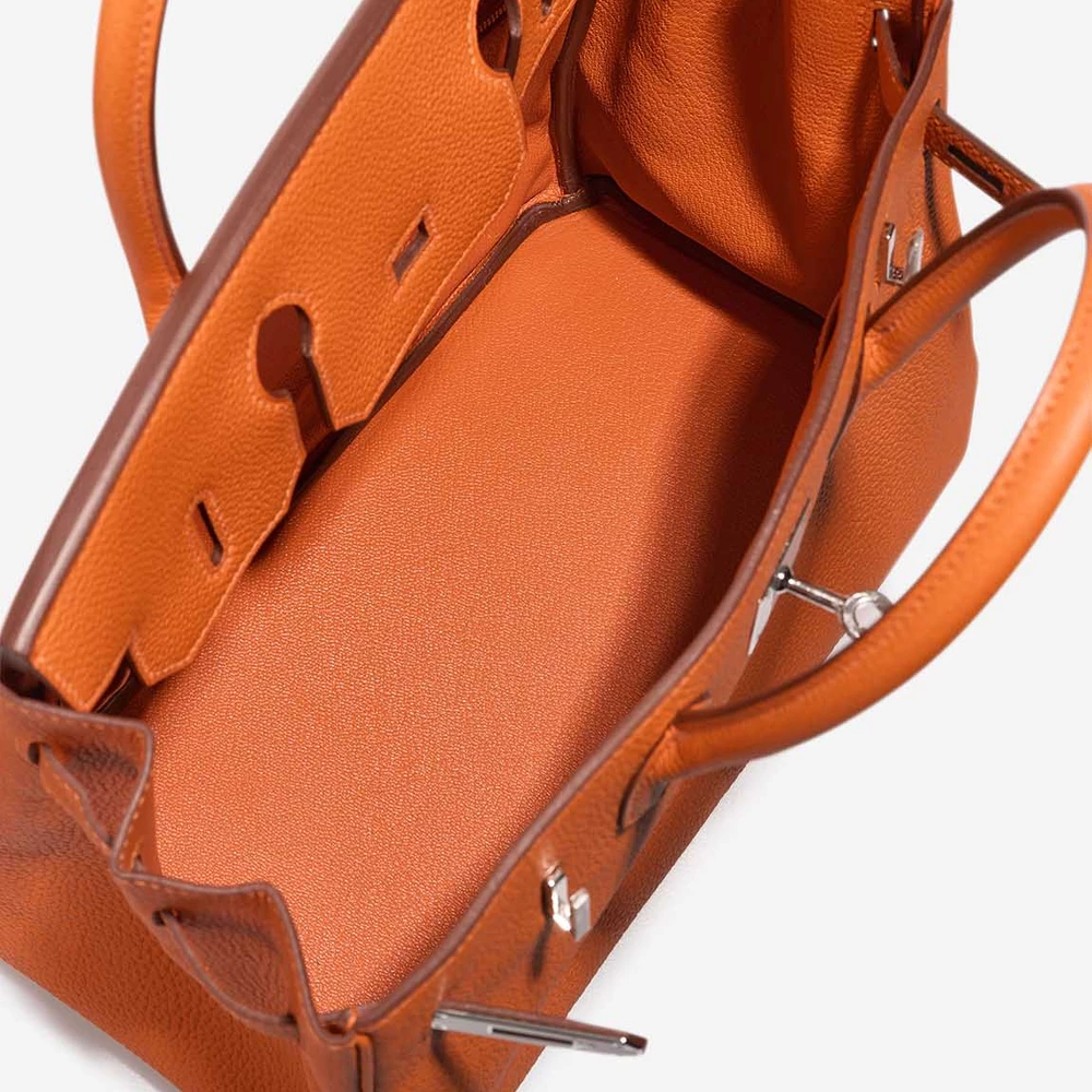Best Replica Hermès Birkin 30 Togo Orange PHW - Replica Handbags - Image 5