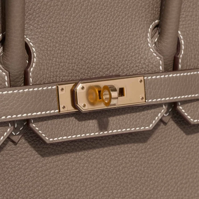 Best Replica Hermès Birkin 30 Togo Etoupe GHW - Replica Handbags - Image 7