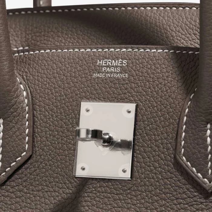 Best Replica Hermès Birkin 30 Togo Etoupe PHW - Replica Handbags - Image 5