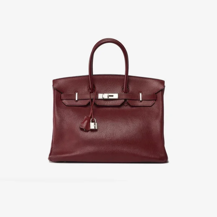 Best Replica Hermès Birkin 35 Chevre Rouge H PHW | DLF