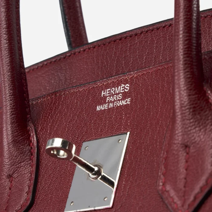 Best Replica Hermès Birkin 35 Chevre Rouge H PHW - DLF - Image 6