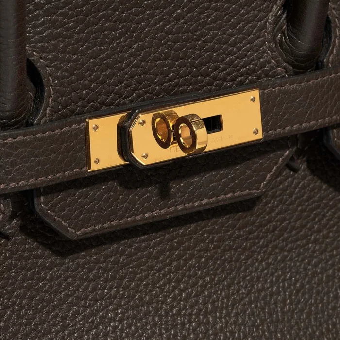 Best Replica Hermès Birkin 35 Clemence Ebene GHW - Replica Handbags - Image 6