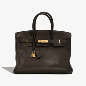 Best Replica Hermès Birkin 35 Clemence Ebene GHW - DLF