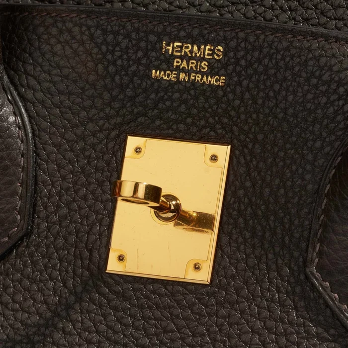 Best Replica Hermès Birkin 35 Clemence Ebene GHW - Replica Handbags - Image 5