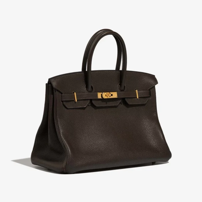 Best Replica Hermès Birkin 35 Clemence Ebene GHW - Replica Handbags - Image 4