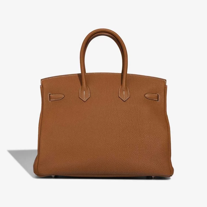 Best Replica Hermès Birkin 35 Clemence Gold PHW - Replica Handbags - Image 2