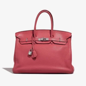 Best Replica Hermès Birkin 35 Clemence Rose Lipstick PHW