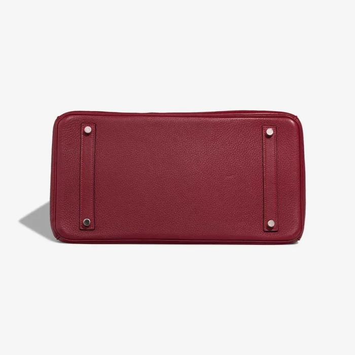Best Replica Hermès Birkin 35 Clemence Rouge Grenat PHW - Replica Handbags - Image 3