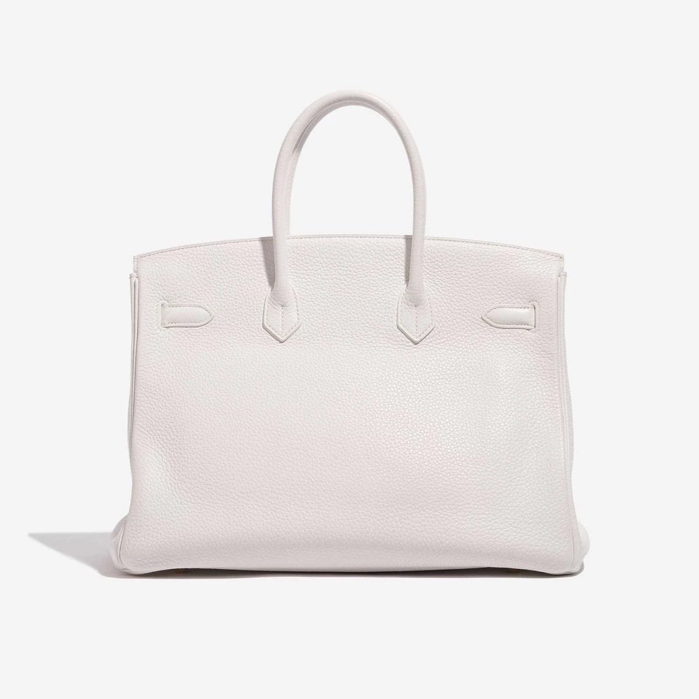 Best Replica Hermès Birkin 35 Clemence White GHW - Replica Handbags - Image 2