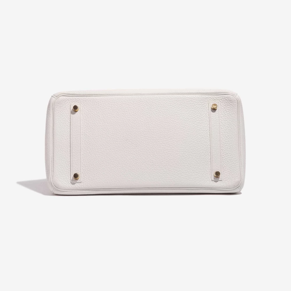 Best Replica Hermès Birkin 35 Clemence White GHW - Replica Handbags - Image 3