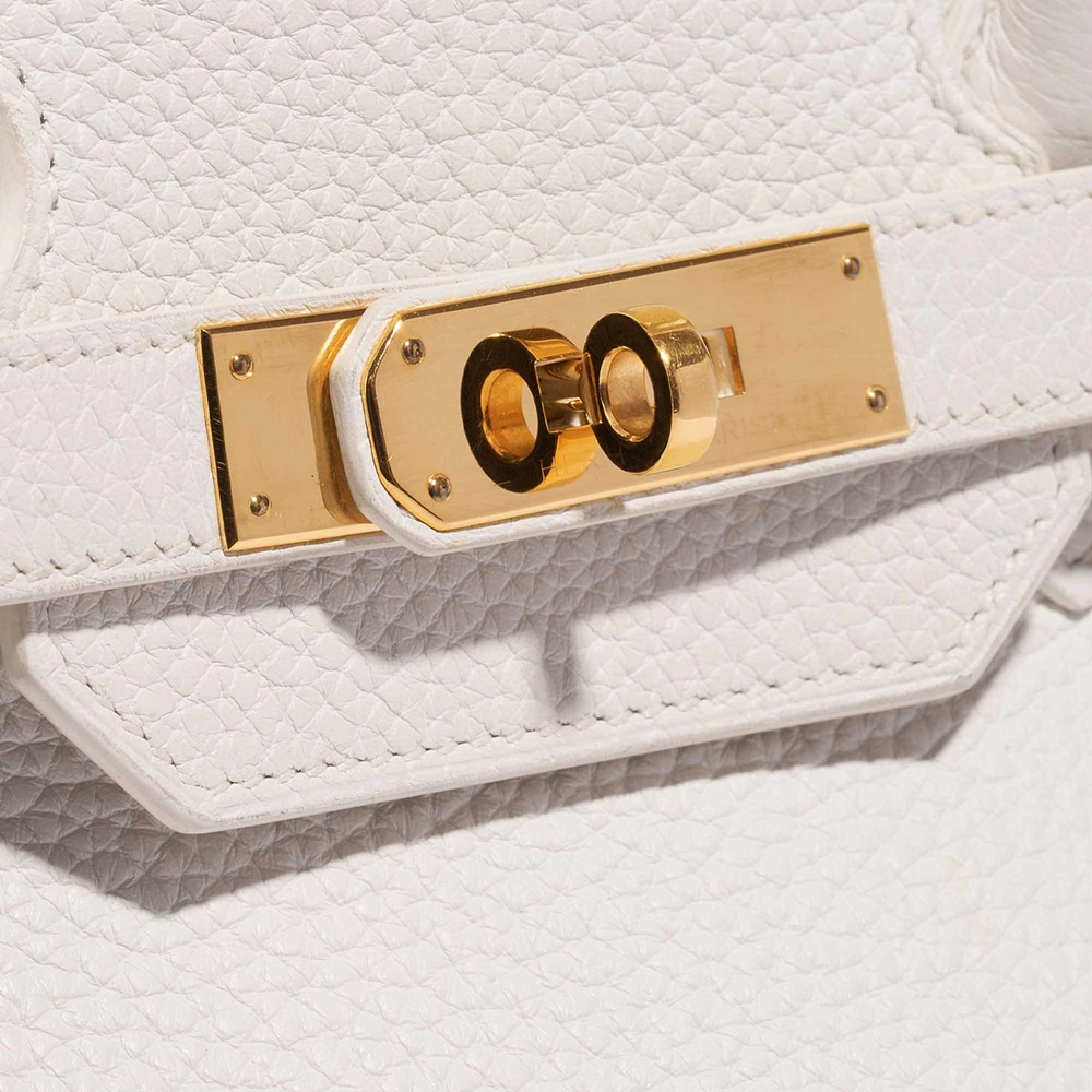 Best Replica Hermès Birkin 35 Clemence White GHW - Replica Handbags - Image 7