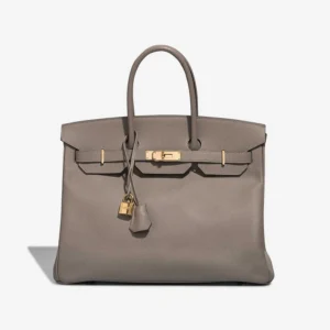 Best Replica Hermès Birkin 35 Epsom Gris Asphalte GHW - Replica Handbags