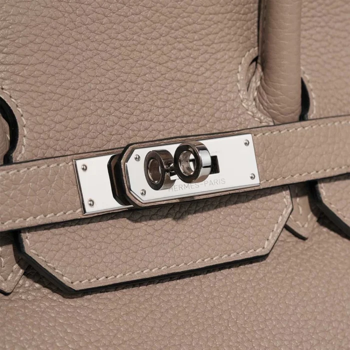 Best Replica Hermès Birkin 35 Togo Gris Tourterelle PHW - Replica Handbags - Image 7