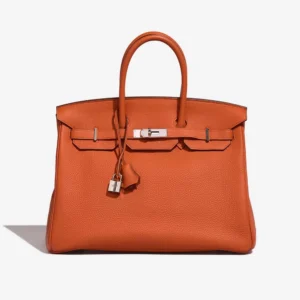 Best Replica Hermès Birkin 35 Togo Orange H PHW - Handbags