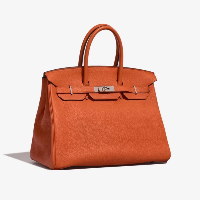 Best Replica Hermès Birkin 35 Togo Orange H PHW - Replica Handbags - Image 4