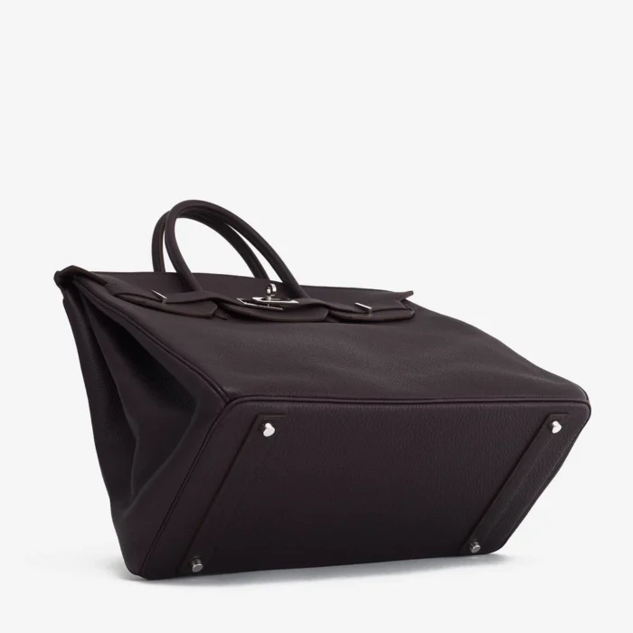 Best Replica Hermès Birkin 40 Clemence Raisin PHW - DLF - Image 3