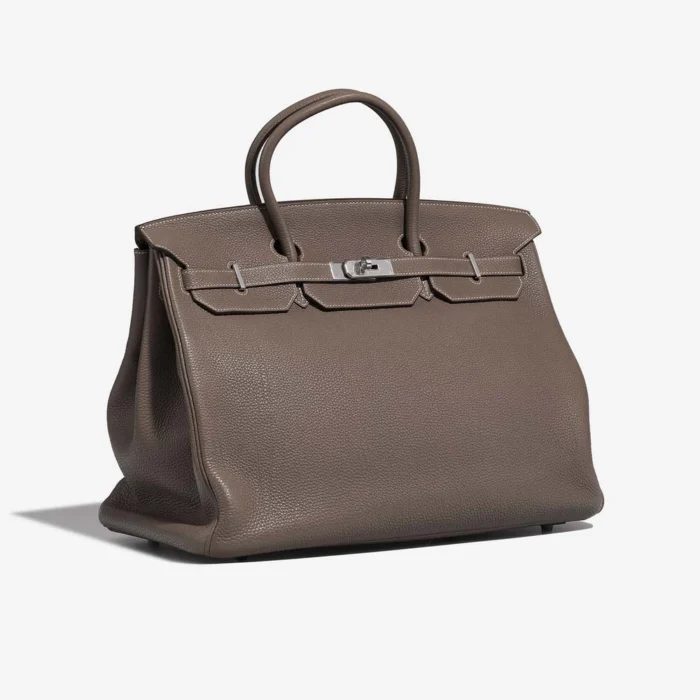 Best Replica Hermès Birkin 40 Togo Etoupe PHW - Replica Handbags - Image 4