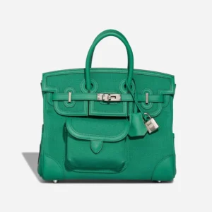 Best Replica Hermès Birkin Cargo 25 Toile Goeland/Swift Vert Vertigo PHW - Replica Handbags