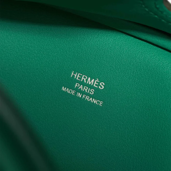 Best Replica Hermès Birkin Cargo 25 Toile Goeland/Swift Vert Vertigo PHW - Replica Handbags - Image 6