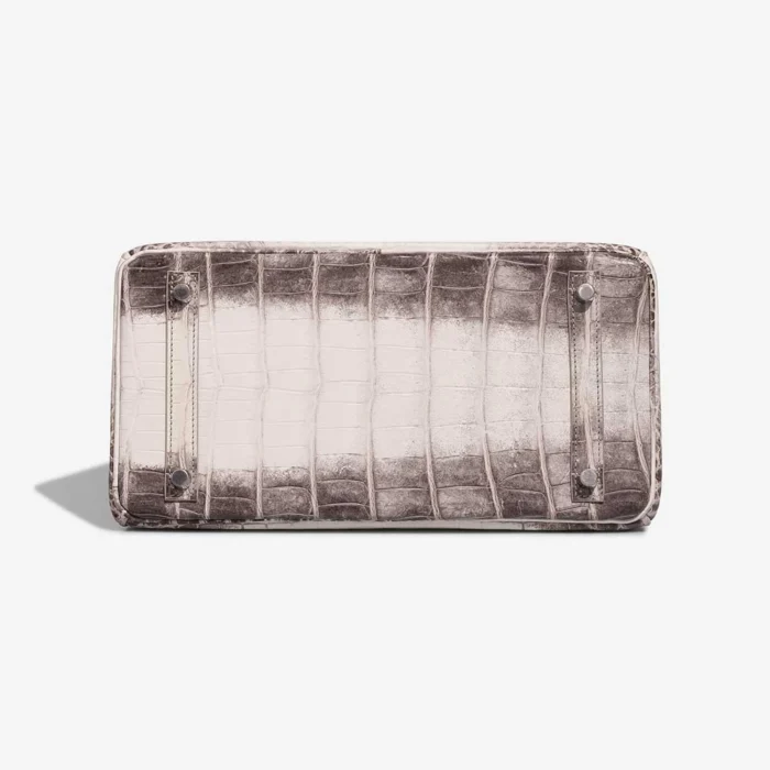Best Replica Hermès Birkin Himalaya 30 Niloticus Crocodile White PHW - Replica Handbags - Image 3