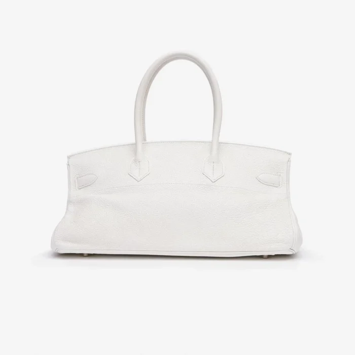 Best Replica Hermès Birkin JPG Clemence White PHW - DLF - Image 2
