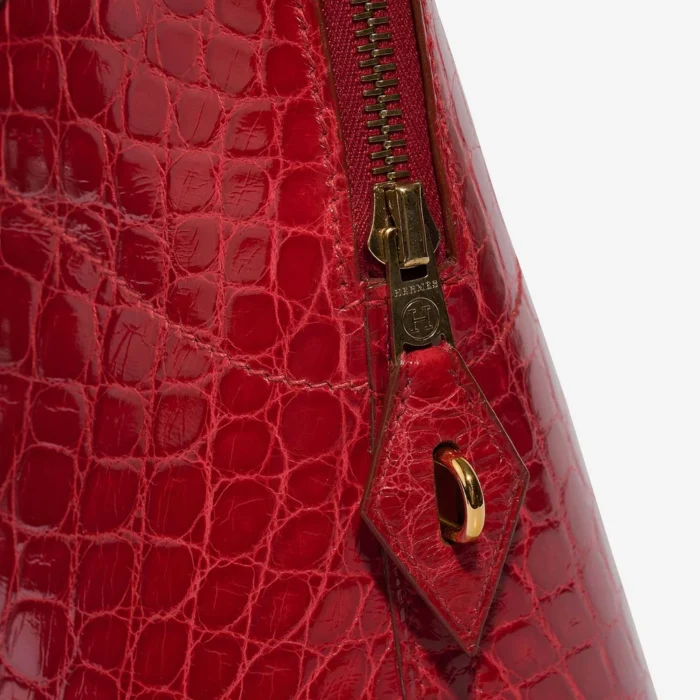 Best Replica Hermès Bolide 31 Alligator Braise GHW - Replica Handbags - Image 7