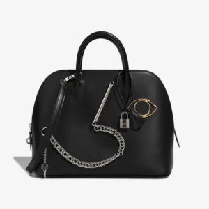 Best Replica Hermès Bolide Smile 30 Tadelakt/Niloticus Lizard Black PHW - Replica Handbags