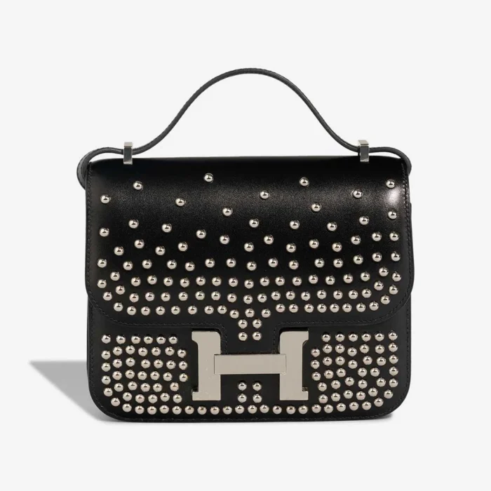 Best Replica Hermès Constance 18 Cloute Box Black PHW - Replica Handbags