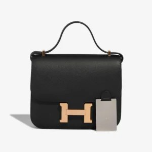 Best Replica Hermès Constance 18 Epsom Black RGHW - Replica Handbags