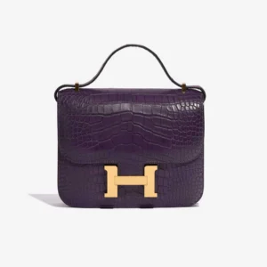 Best Replica Hermès Constance 18 Matte Alligator Amethyst GHW