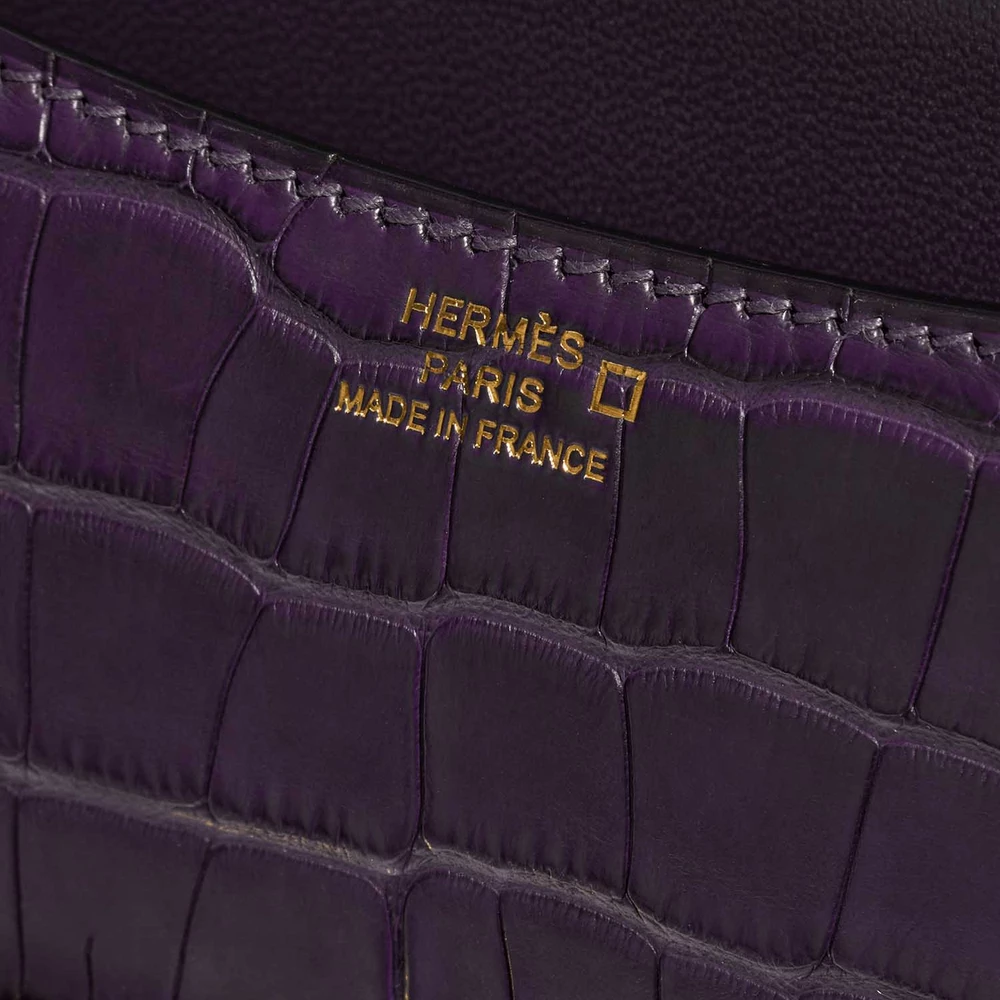 Best Replica Hermès Constance 18 Matte Alligator Amethyst GHW – Replica Handbags - Designer Inspired Luxury Bag