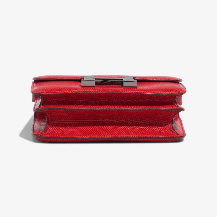 Best Replica Hermès Constance 18 Salvator Lizard Rouge Exotique PHW - Replica Handbags - Image 4