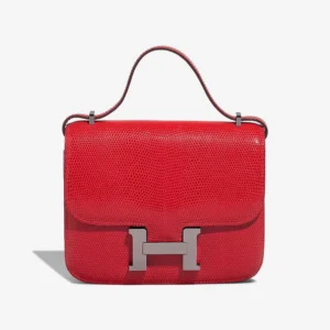 Best Replica Hermès Constance 18 Salvator Lizard Rouge Exotique PHW - Replica Handbags