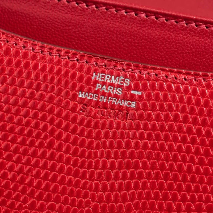 Best Replica Hermès Constance 18 Salvator Lizard Rouge Exotique PHW - Replica Handbags - Image 2