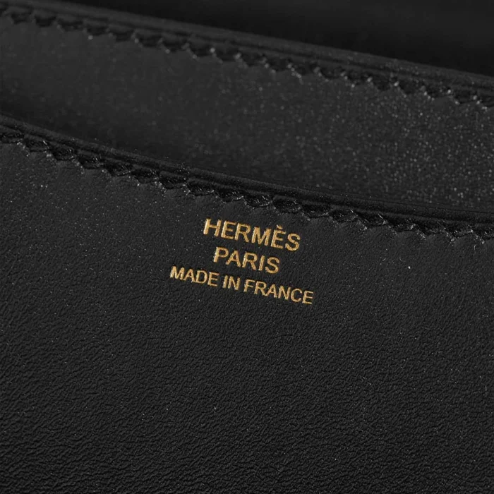 Best Replica Hermès Constance 18 Veau Monsieur Black RGHW - Replica Handbags - Image 2