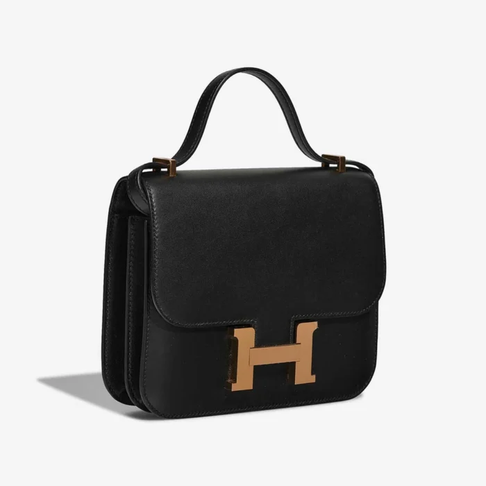 Best Replica Hermès Constance 18 Veau Monsieur Black RGHW - Replica Handbags - Image 6