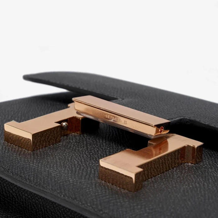 Best Replica Hermès Constance 24 Epsom Black GHW - DLF - Image 6