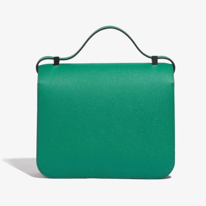 Best Replica Hermès Constance 24 Epsom Vert Jade/Blue Brume PHW - Replica Handbags - Image 2