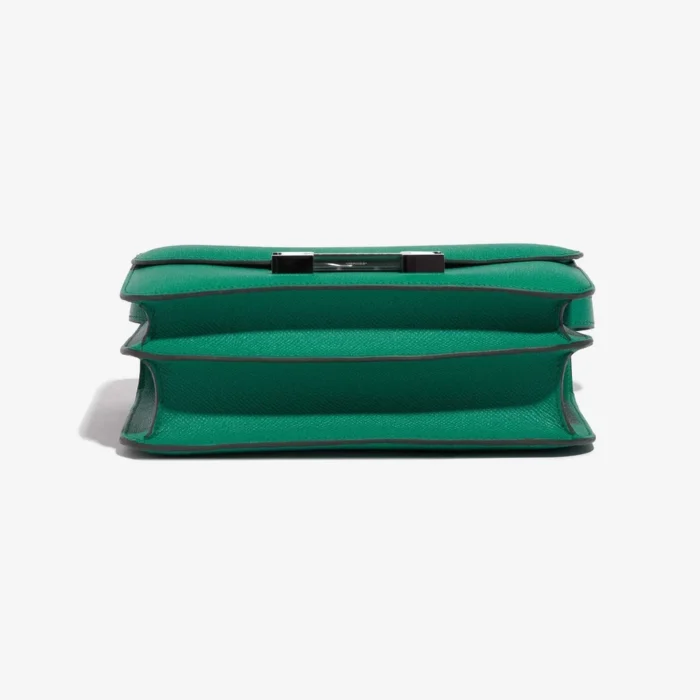 Best Replica Hermès Constance 24 Epsom Vert Jade/Blue Brume PHW - Replica Handbags - Image 3