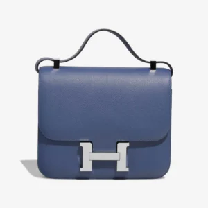 Best Replica Hermès Constance 24 Evercolor Bleu Brighton PHW - Replica Handbags