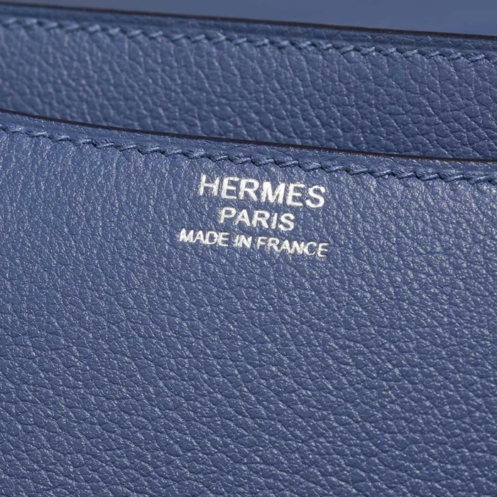 Best Replica Hermès Constance 24 Evercolor Bleu Brighton PHW - Replica Handbags - Image 2