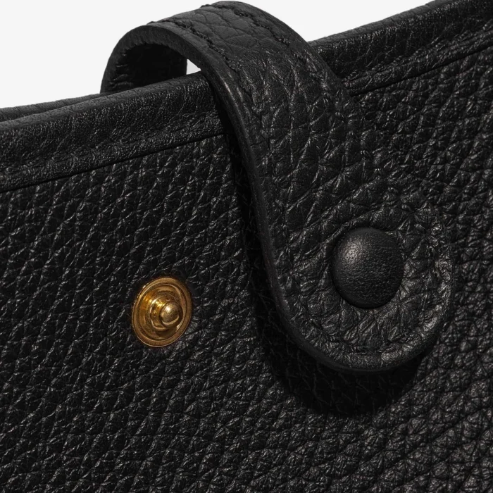 Best Replica Hermès Evelyne 16 Clemence Black GHW - Replica Handbags - Image 7