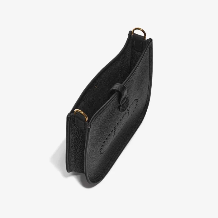 Best Replica Hermès Evelyne 16 Clemence Black GHW - Replica Handbags - Image 5