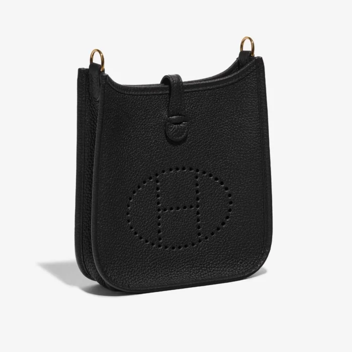 Best Replica Hermès Evelyne 16 Clemence Black GHW - Replica Handbags - Image 4