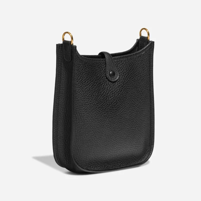Best Replica Hermès Evelyne 16 Clemence Black GHW - Replica Handbags - Image 5