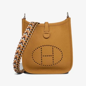 Best Replica Hermès Evelyne 16 Clemence Sesame PHW - Replica Handbags
