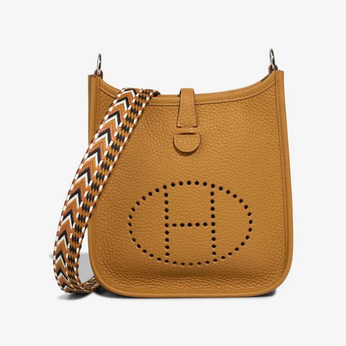 Best Replica Hermès Evelyne 16 Clemence Sesame PHW - Replica Handbags